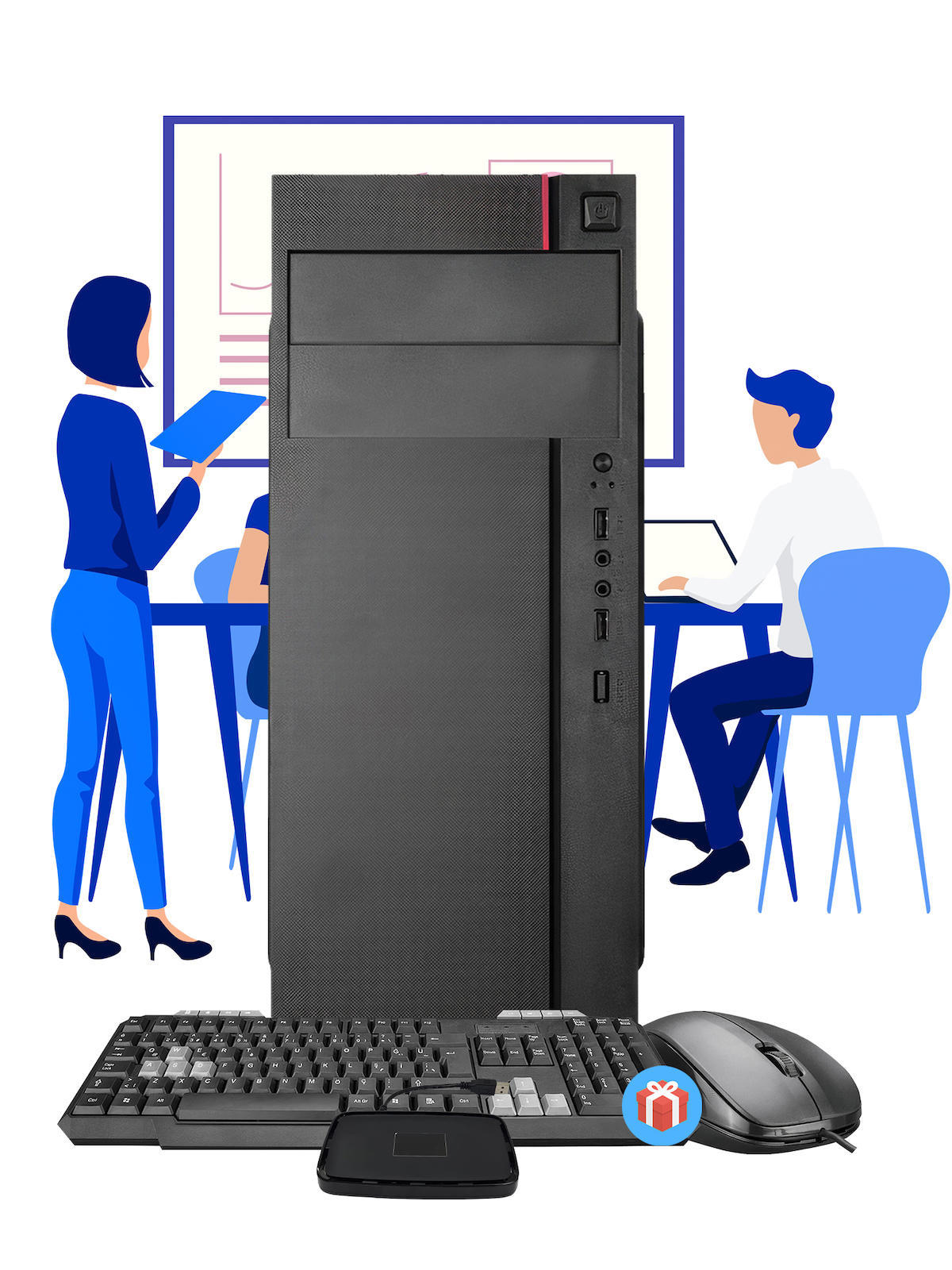 Ramtech Workforce WF210 AMD Ryzen 9 i3 10100 16 GB Ram DDR4 256 GB SSD Mid Tower
FreeDos Masaüstü Bilgisayar