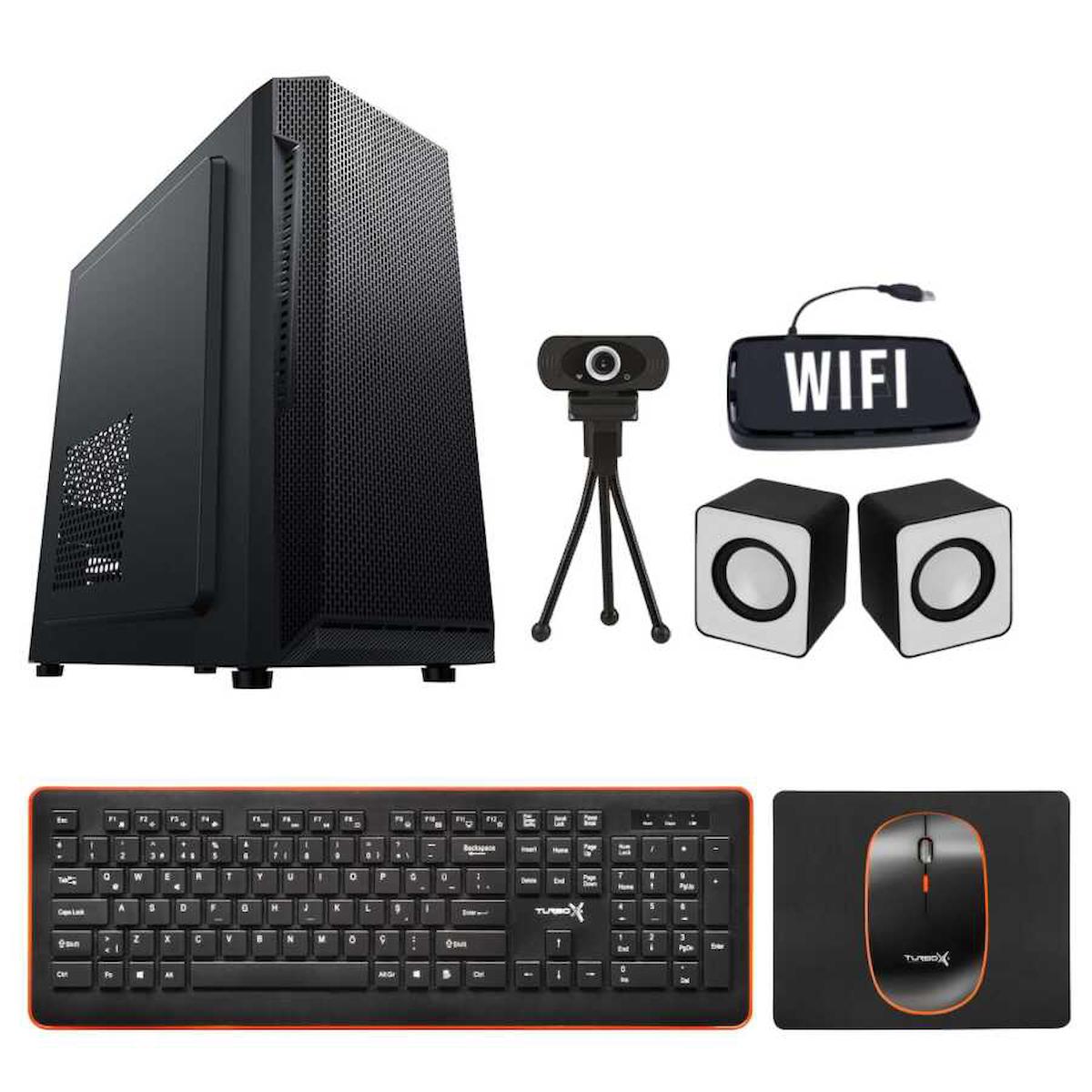 Turbox Tx2094 Harici Radeon R5 230 Ekran Kartlı Intel Core i3 10100F 16 GB Ram DDR4 512 GB SSD Mid Tower
 FreeDos Masaüstü Bilgisayar