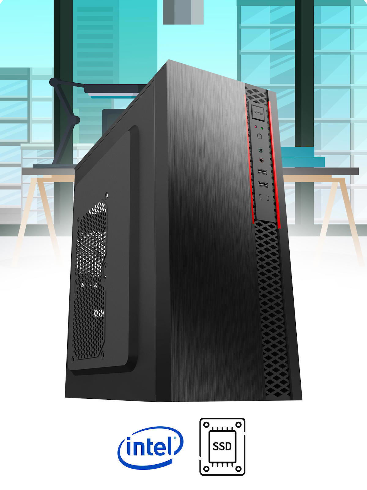 Ramtech Workforce WF415 AMD Ryzen 7 i3 2120 8 GB Ram DDR3 128 GB SSD Mid Tower
FreeDos Masaüstü Bilgisayar