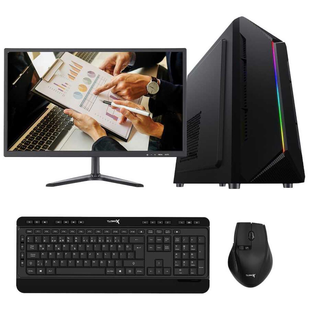 Turbox Tx765 Paylaşımlı HD Graphics Ekran Kartlı Intel Core i5 2400 8 GB Ram DDR3 128 GB SSD Mid Tower
 FreeDos Masaüstü Bilgisayar