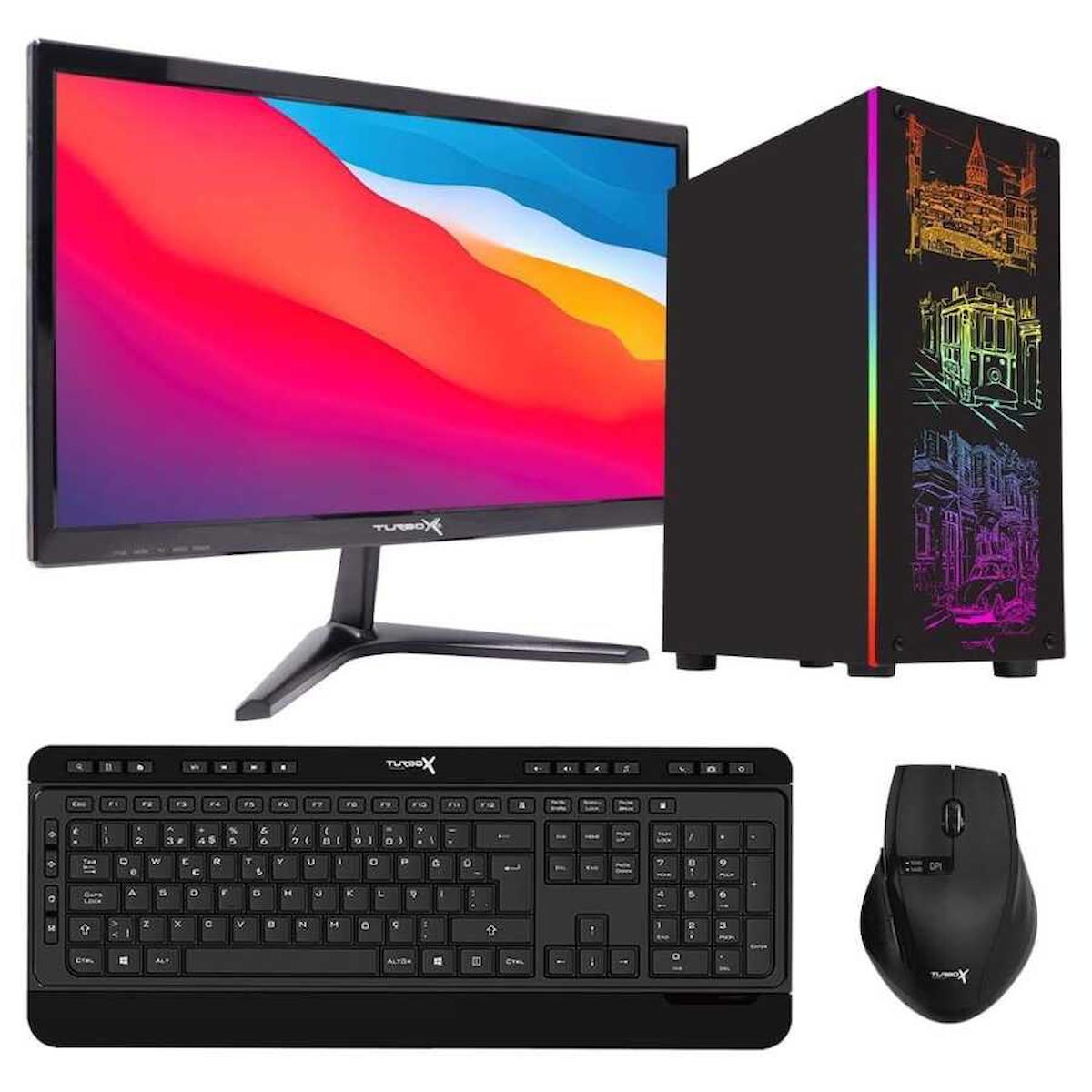 Turbox Tx1130 Paylaşımlı HD Graphics Ekran Kartlı Intel Core i5 4440 8 GB Ram DDR3 256 GB SSD Mid Tower
 FreeDos Masaüstü Bilgisayar