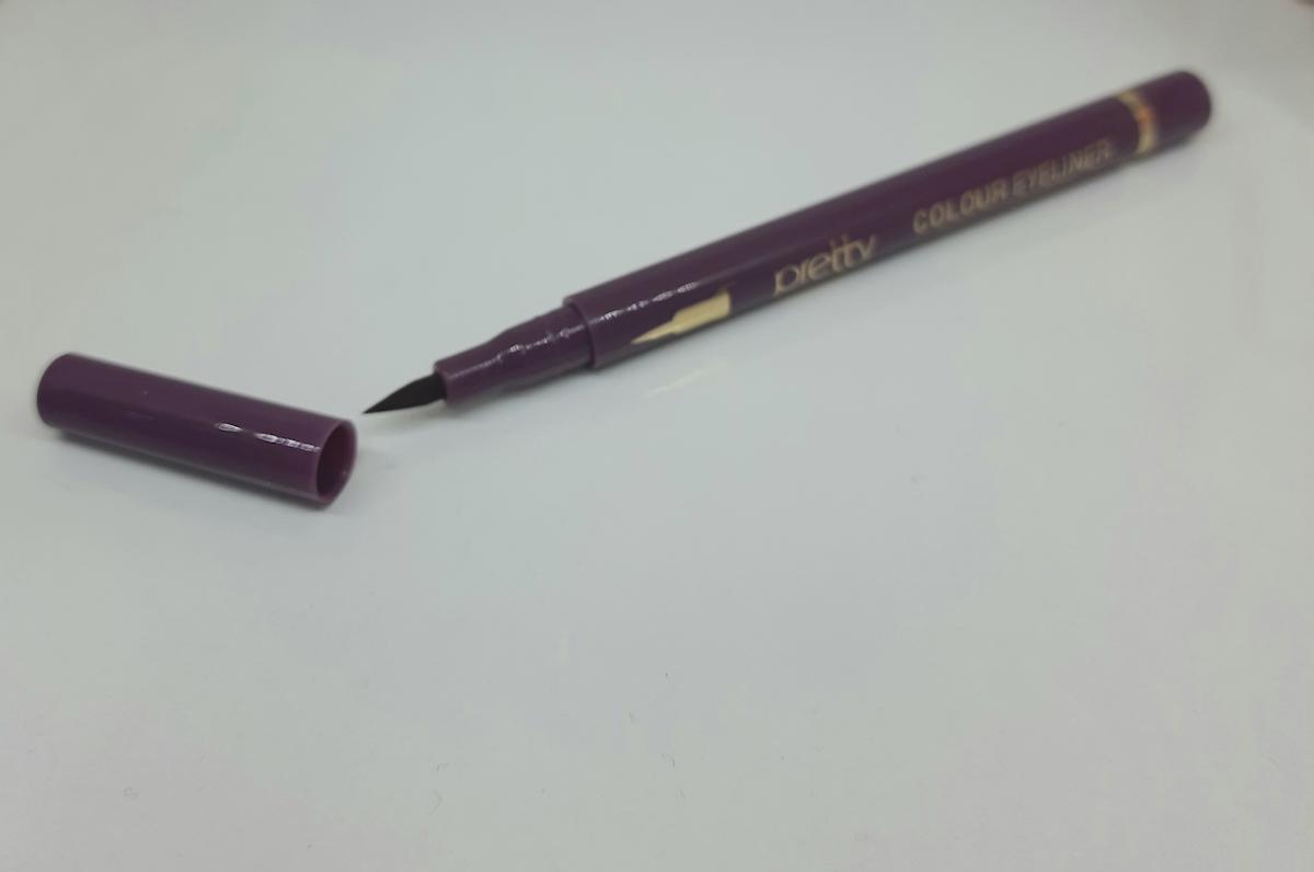 Pretty Beauty Suya Dayanıklı Mat Mor Kalem Eyeliner