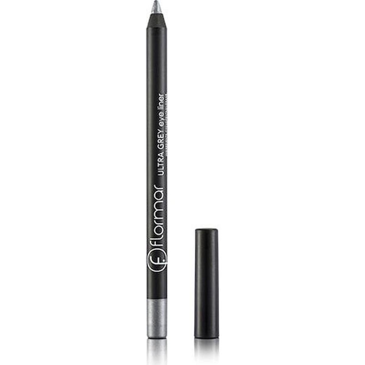 Flormar Ultra Suya Dayanıklı Işıltılı Gri Kalıcı Kalem Eyeliner