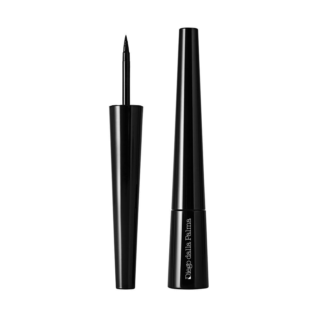 Diego Dalla Palma Suya Dayanıklı Parlak 01 Siyah Kalıcı Likit Eyeliner