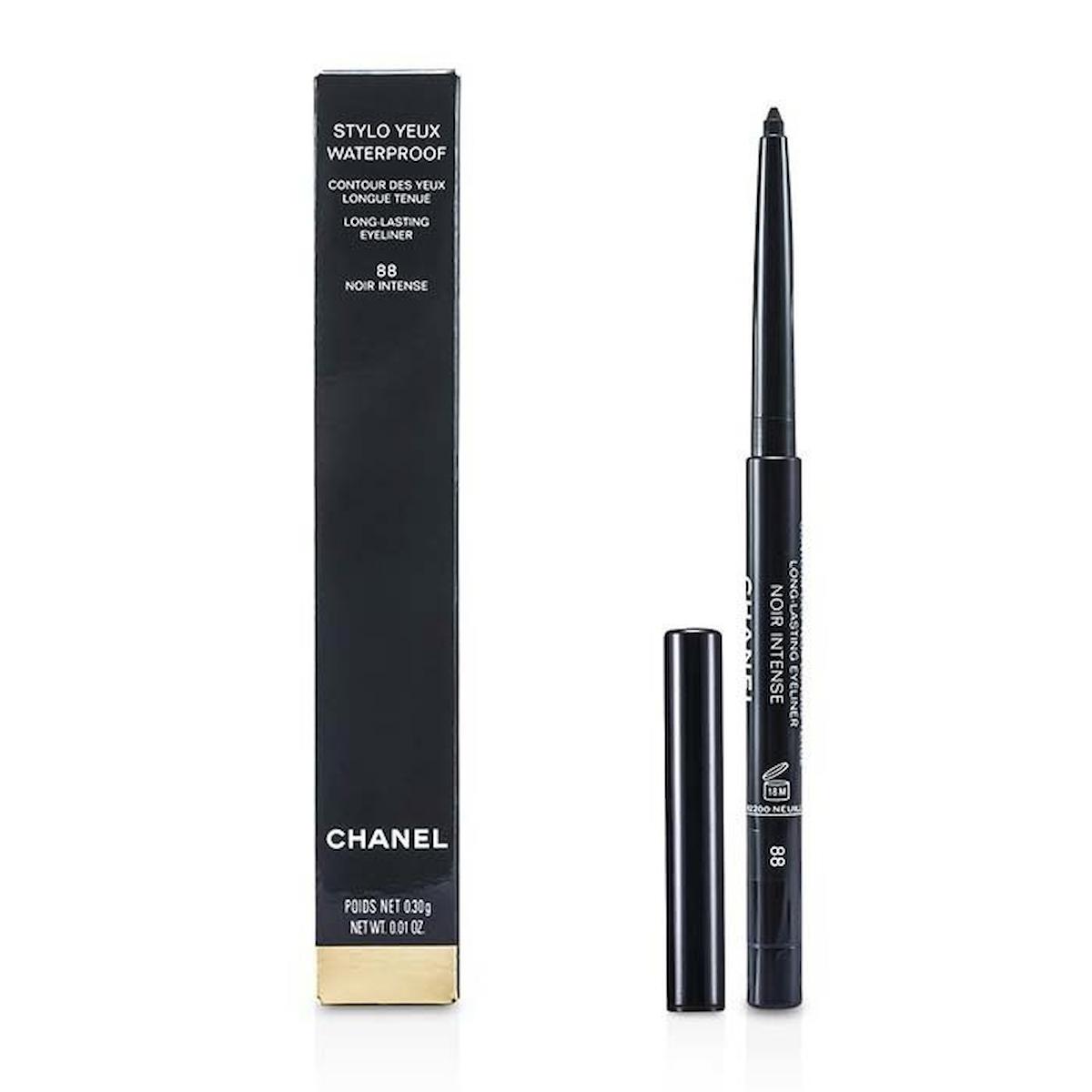 Chanel No:88 Asansörlü Mat Akmayan Siyah Göz Kalemi