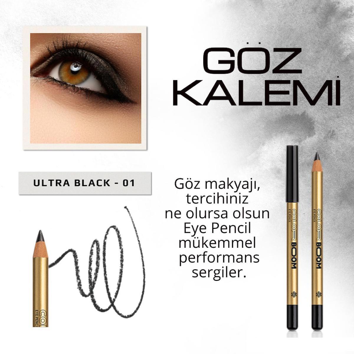 Siberian Wellness No:01 Asansörsüz Mat Siyah Göz Kalemi