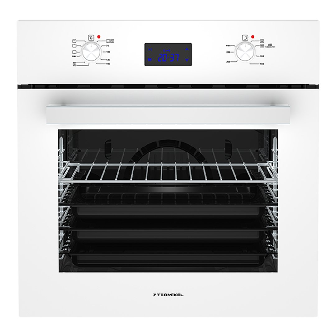 Termikel BO O6559 W 67 lt A Enerji Sınıfı Doğalgazlı Ankastre Fırın Beyaz
