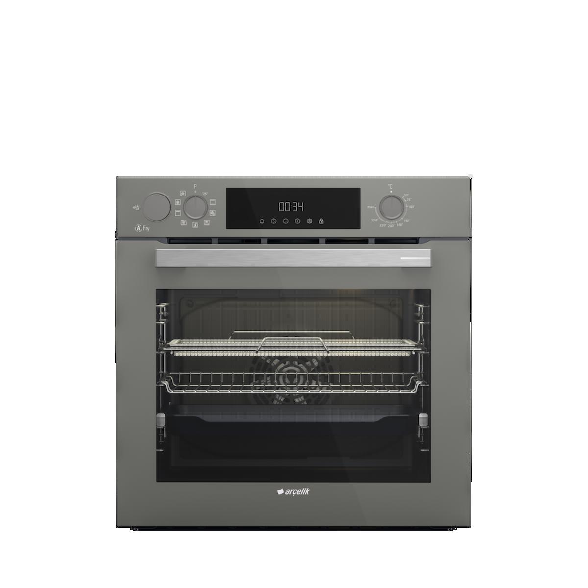 Arçelik AFC 361 G Grion A Fry 72 lt A+ Enerji Sınıfı Ankastre Fırın Gri