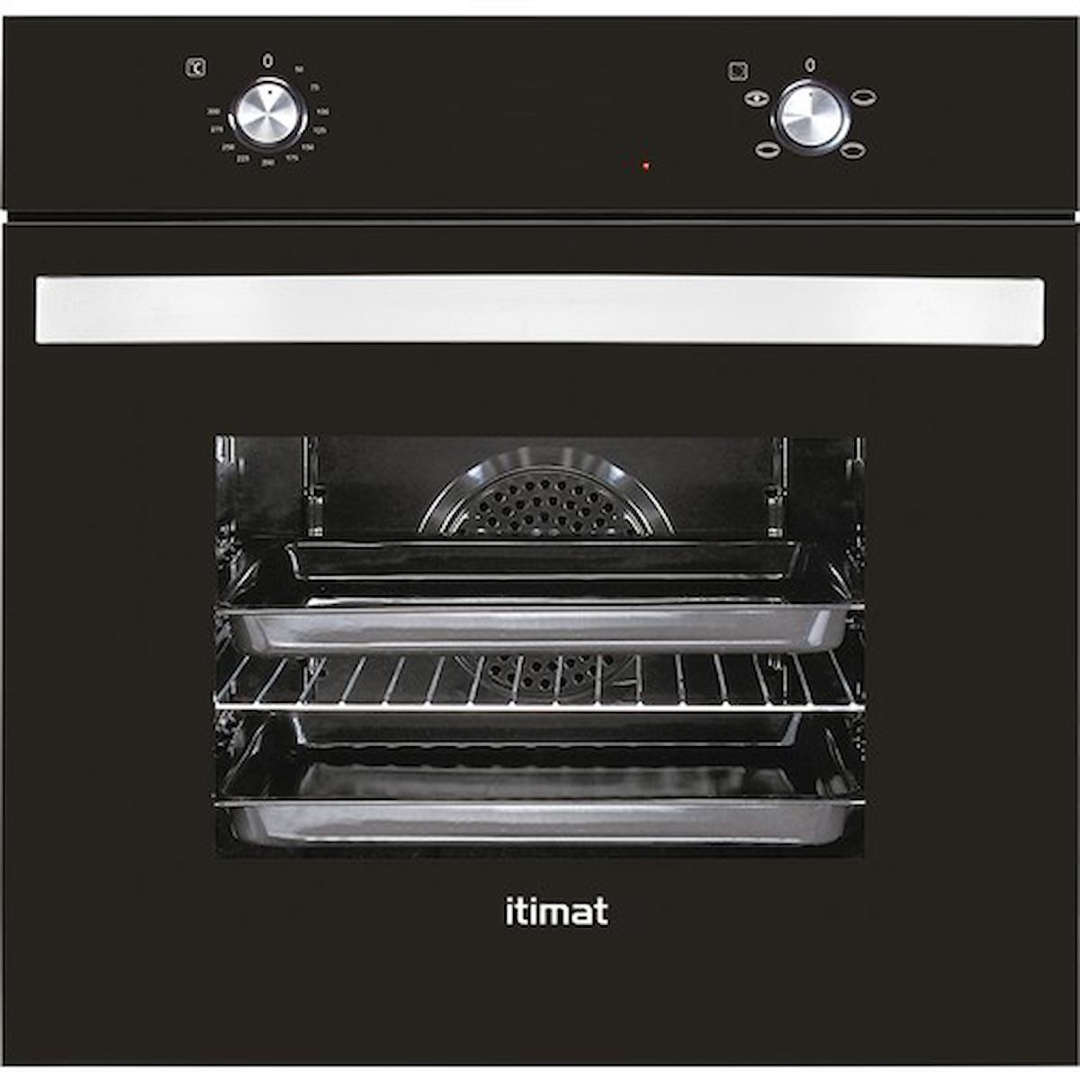 İtimat 6021 66 lt A+ Enerji Sınıfı Fırın Siyah