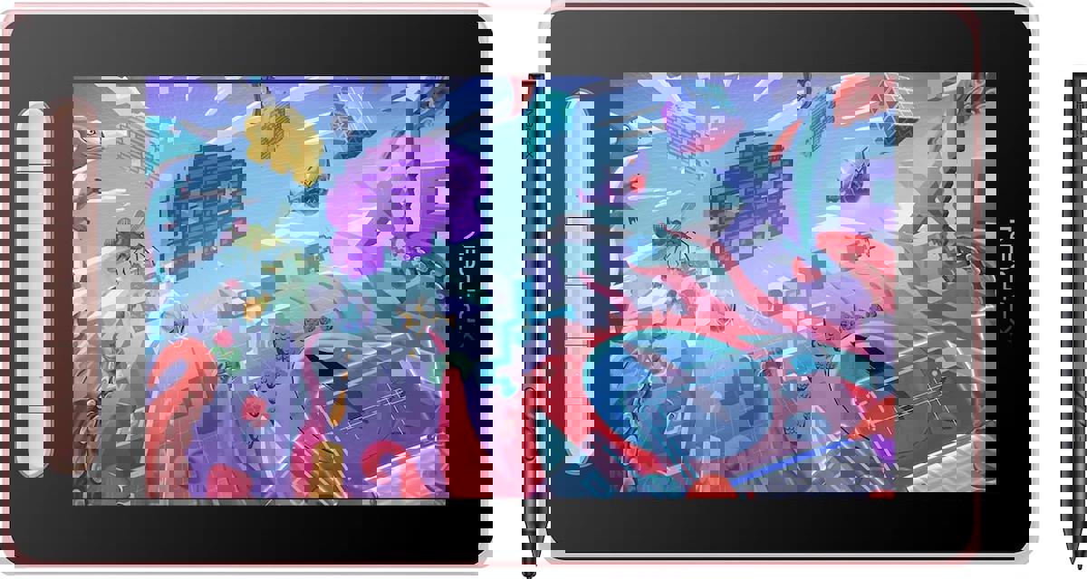Xp-Pen Artist 10.2 Kablosuz Kalemli 10 inç Grafik Tablet Pembe