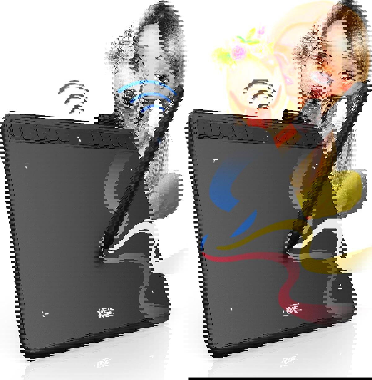 Ugee Kablosuz Kalemli 4 inç Grafik Tablet