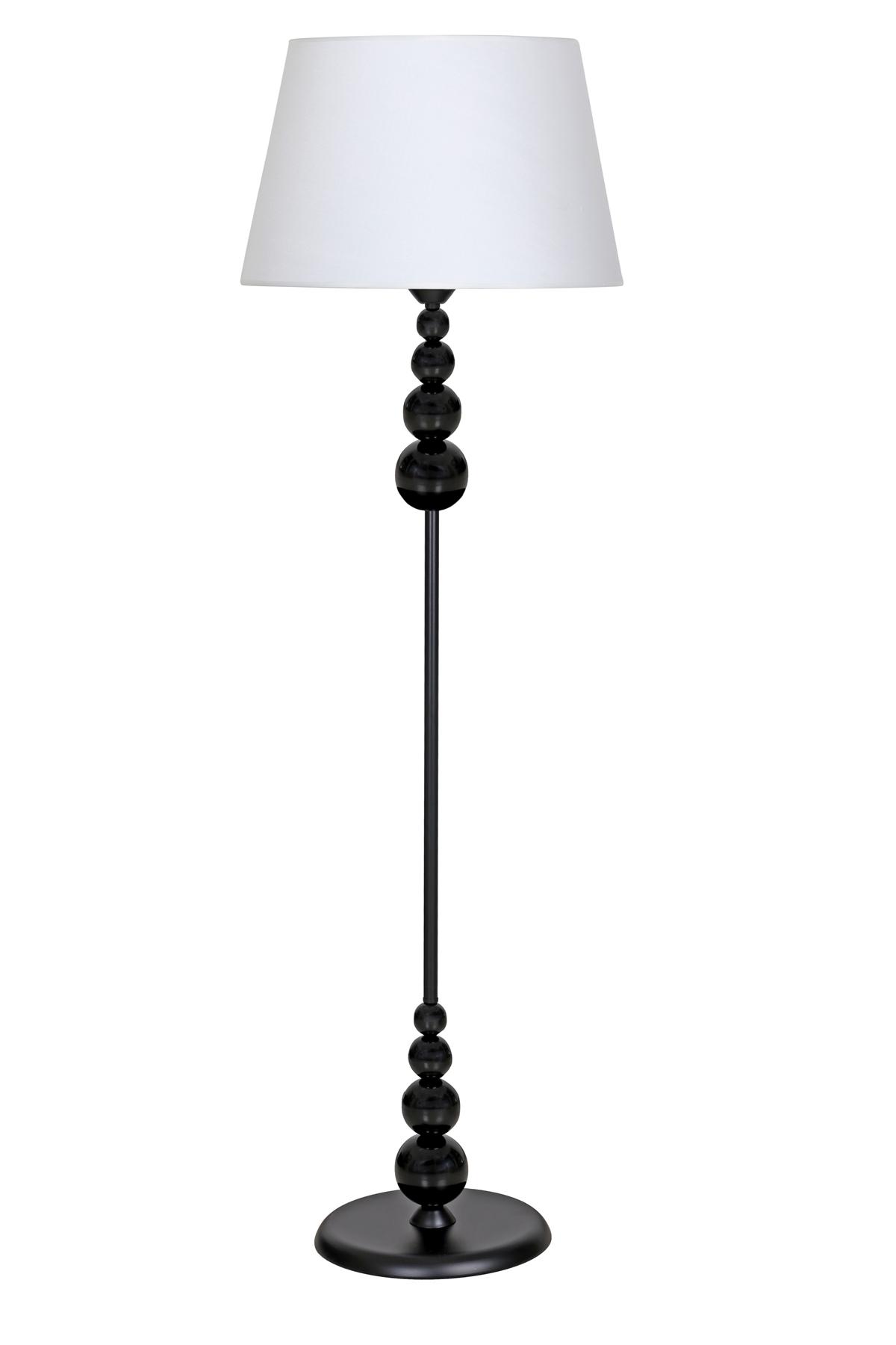 Vinner Prag Modern Tekli Metal Tek Ayaklı Şapka Lambader Beyaz