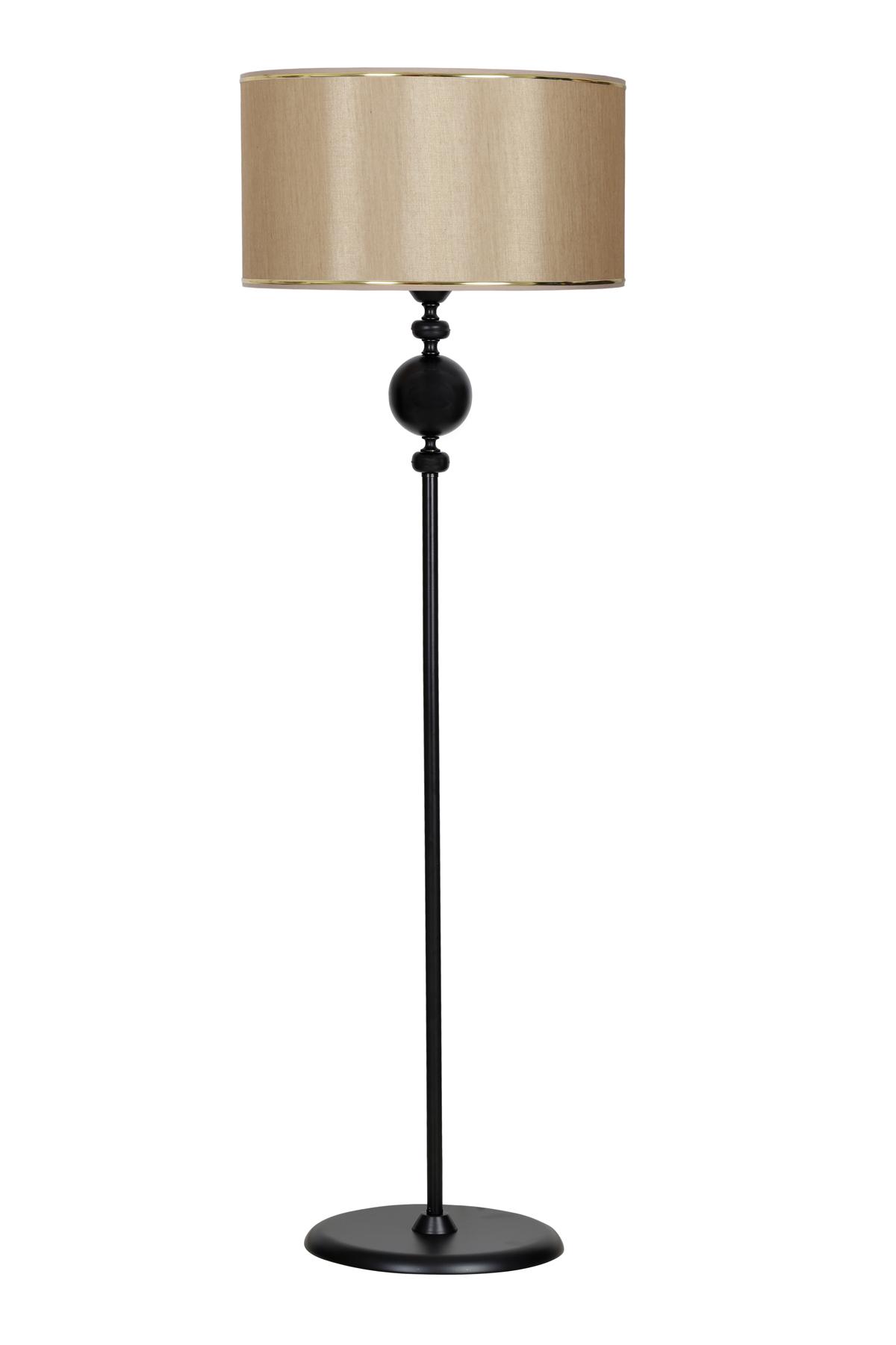 Vinner Oslo Modern Tekli Metal Tek Ayaklı Silindir Lambader Bronz