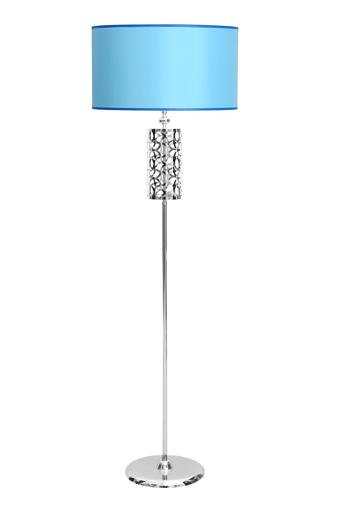 Vinner Laser 5707 Modern Tekli Metal Tek Ayaklı Silindir Lambader Turkuaz
