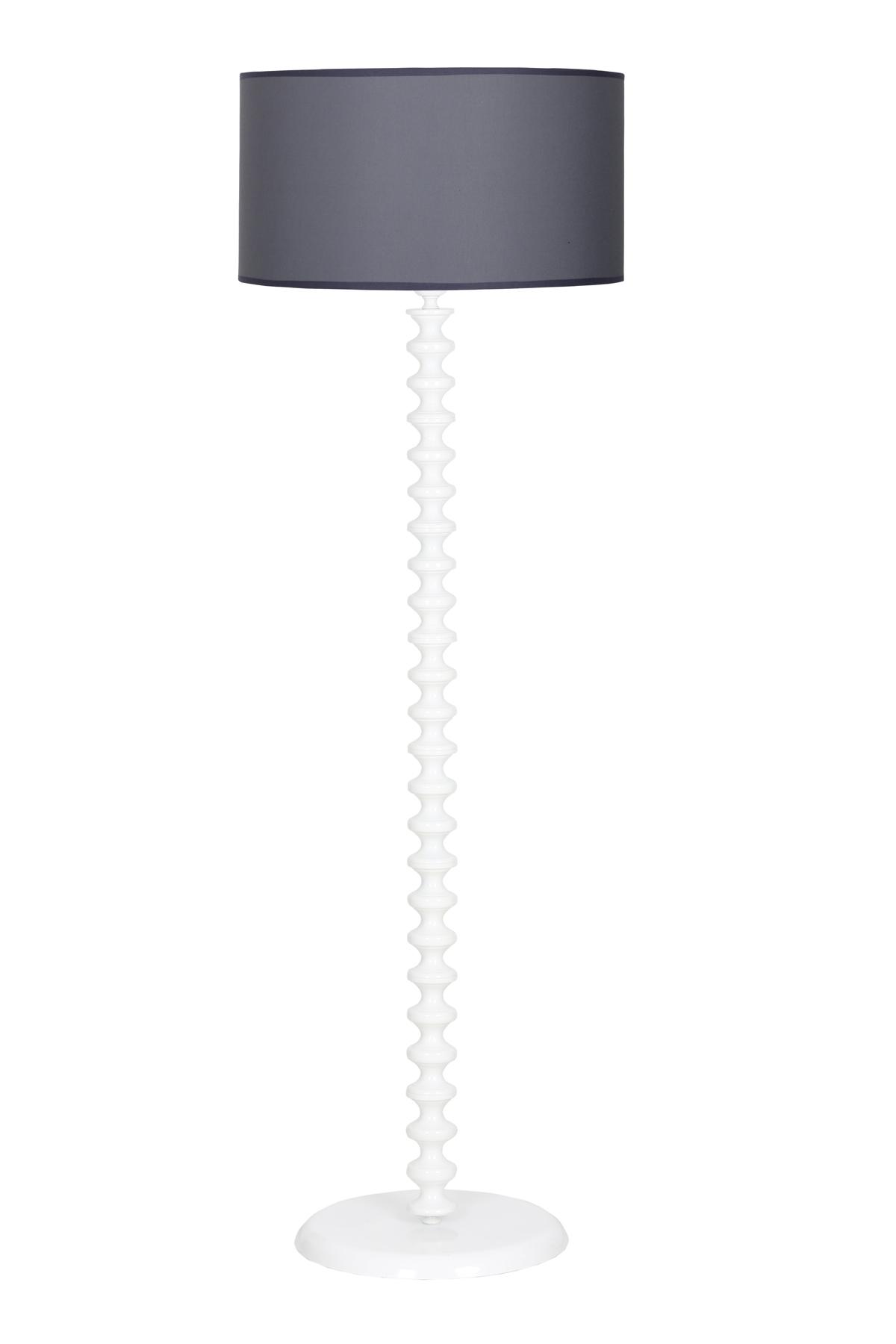 Vinner Jasmine Series LM-5804 Modern Tekli Metal Tek Ayaklı Silindir Lambader Antrasit