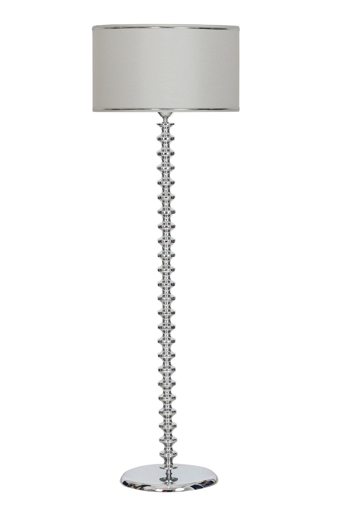 Vinner Jasmine Series LM-5803 Modern Tekli Metal Tek Ayaklı Silindir Lambader Beyaz