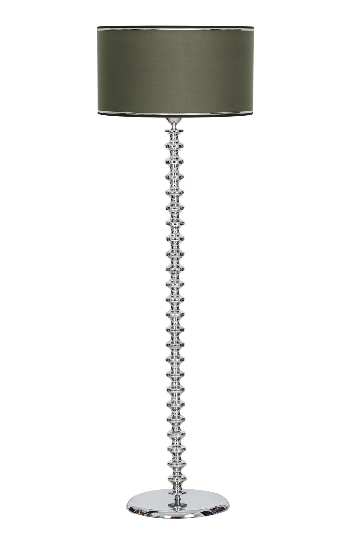 Vinner Jasmine Series LM-5803 Modern Tekli Metal Tek Ayaklı Silindir Lambader Haki
