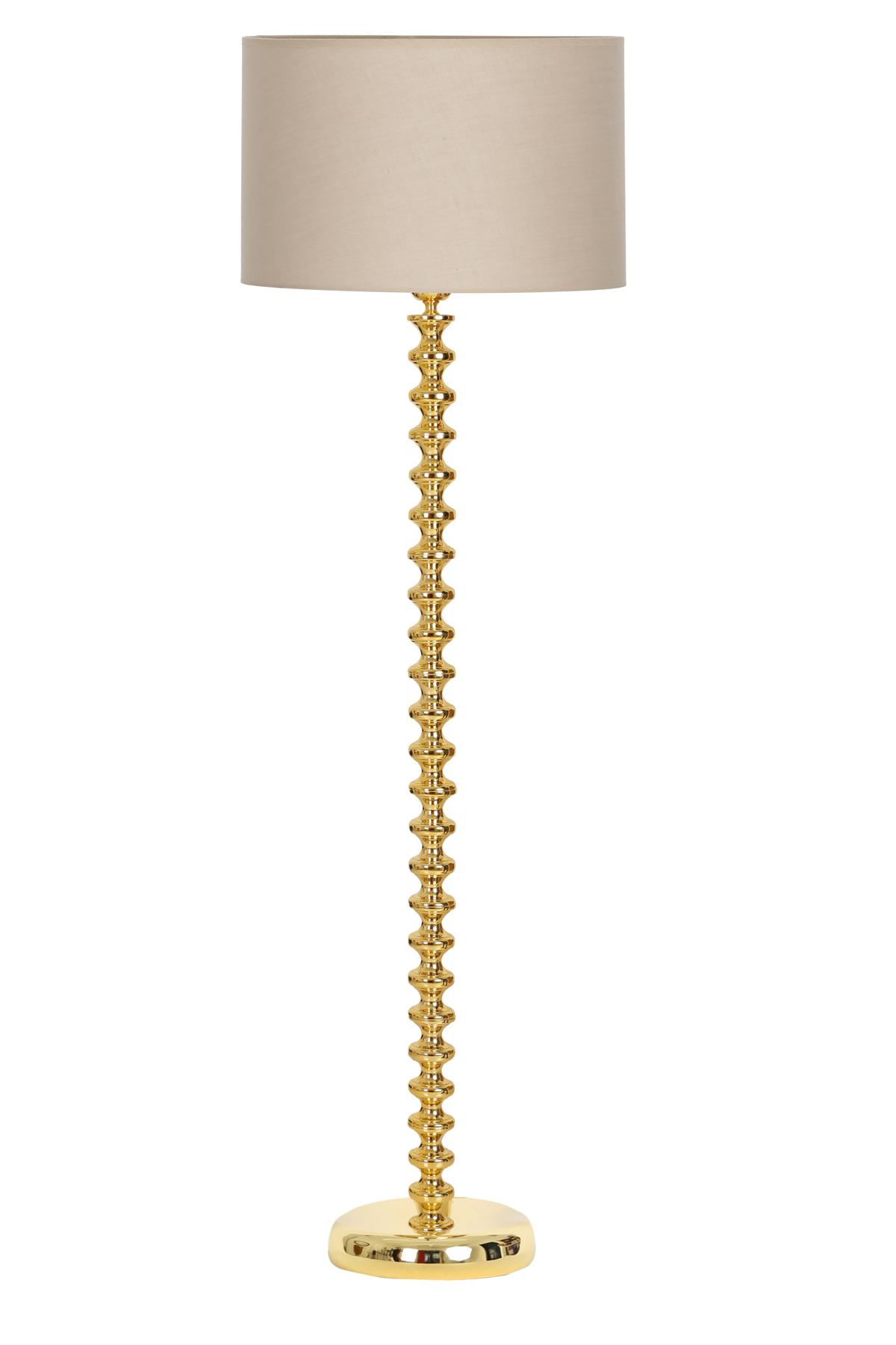 Vinner Jasmine Series 5802 Modern Tekli Metal Tek Ayaklı Silindir Lambader Krem