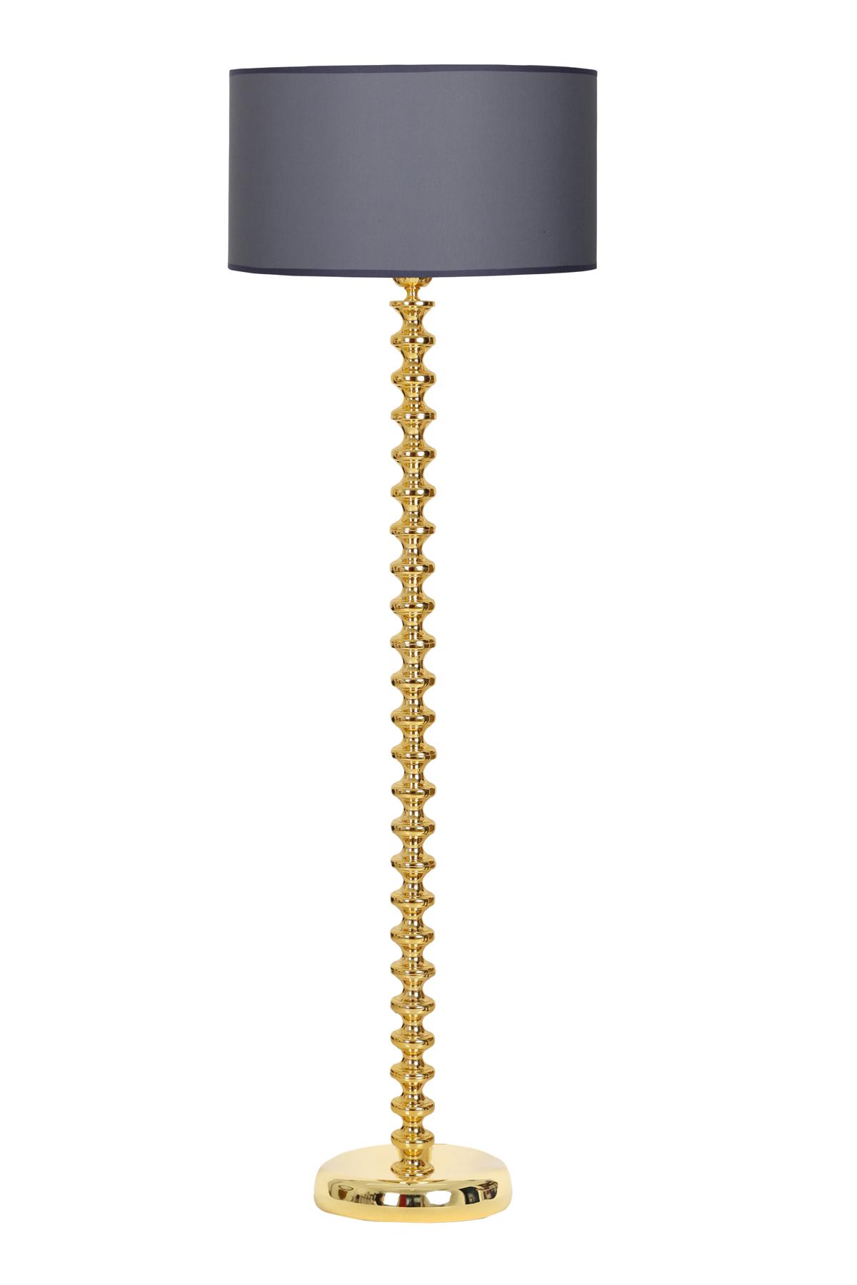 Vinner Jasmine Series 5802 Modern Tekli Metal Tek Ayaklı Silindir Lambader Antrasit