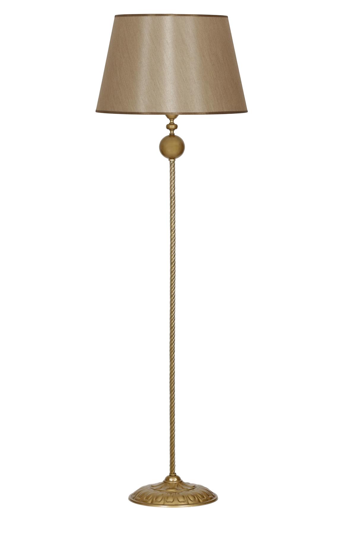 Vinner Ottowa Modern Tekli Metal Tek Ayaklı Şapka Lambader Bronz