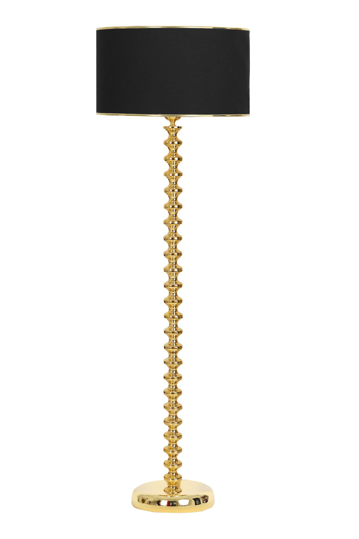 Vinner Jasmine Series 5802 Modern Tekli Metal Tek Ayaklı Silindir Lambader Siyah