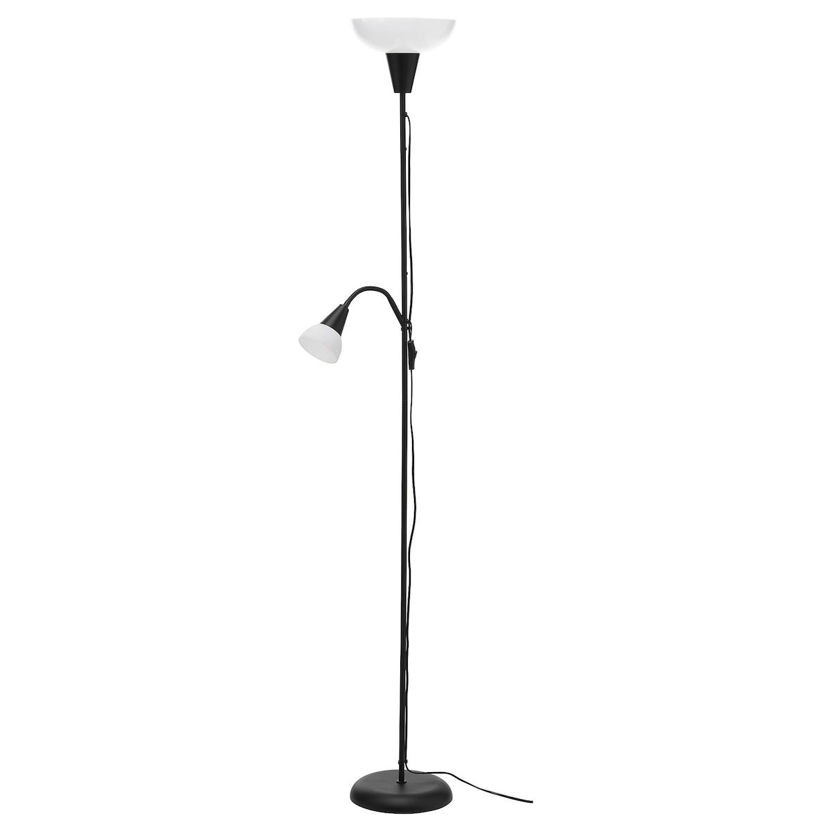 Hobiceyiz Modern Tekli Metal Tek Ayaklı Yavrulu Lambader Beyaz