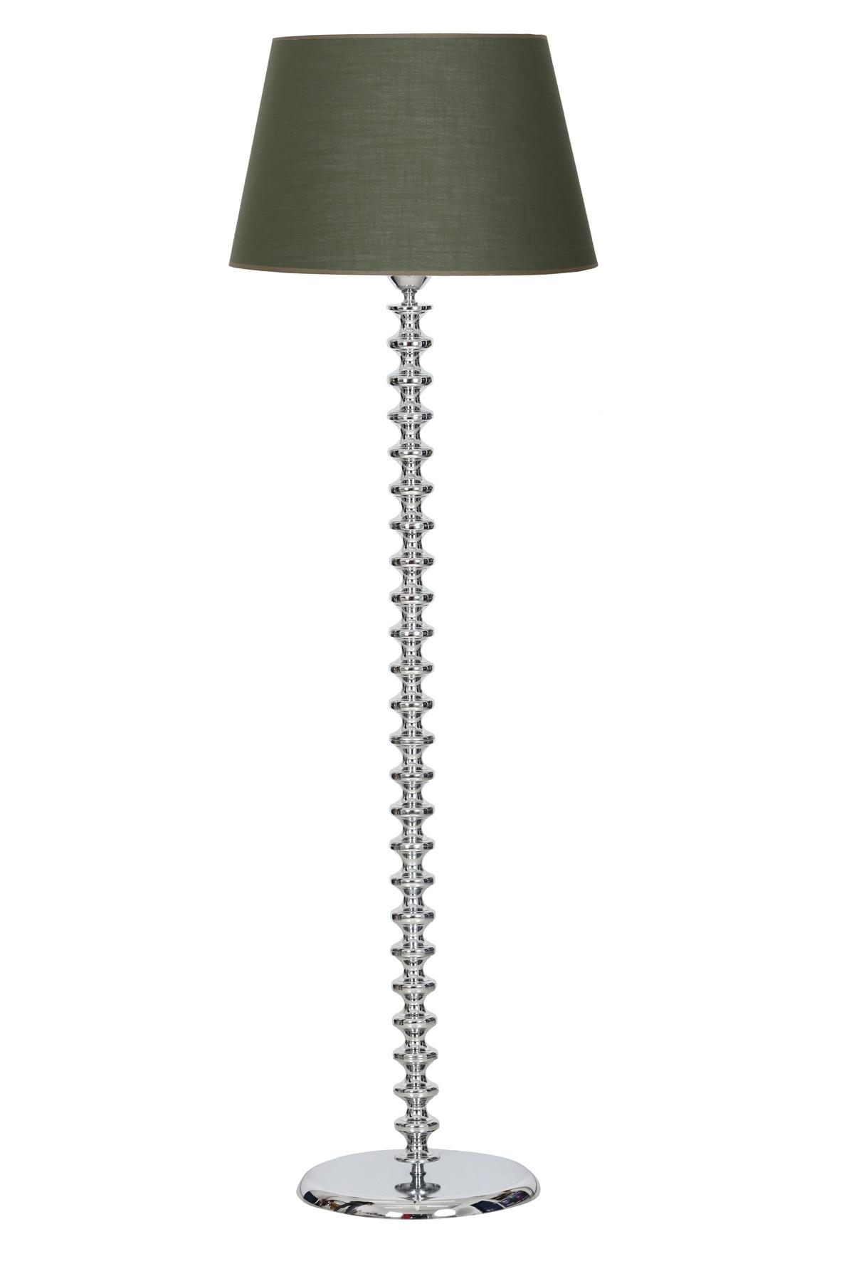 Vinner Jasmine Series LM-5803 Modern Tekli Metal Tek Ayaklı Şapka Lambader Haki