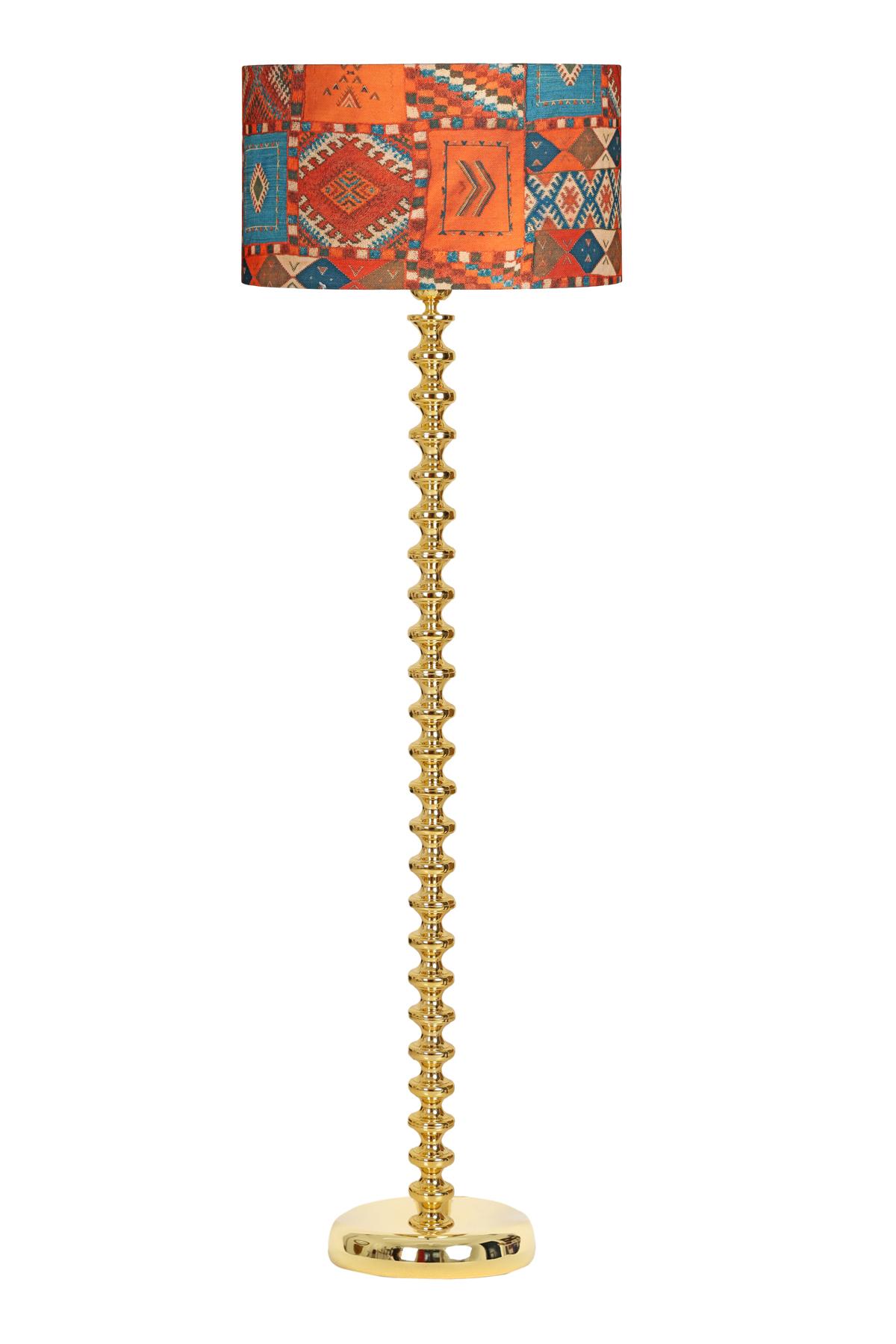 Vinner Jasmine Series 5802 Modern Tekli Metal Tek Ayaklı Silindir Lambader Çok Renkli