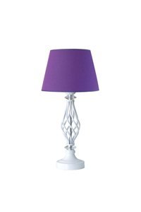 Vinner Jasmine Series AB-5806 Tekli Pvc Tek Ayaklı Abajur Bej