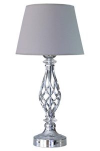 Vinner Silver Kaplama Üçlü Küre Tekli Metal Tek Ayaklı Abajur Mor