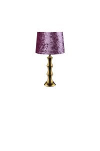 Vinner Jasmine Series AB-5806 Tekli Pvc Tek Ayaklı Abajur Koyu Kahverengi