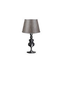 Vinner Lotus Tekli PVC Tek Ayaklı Abajur Turuncu