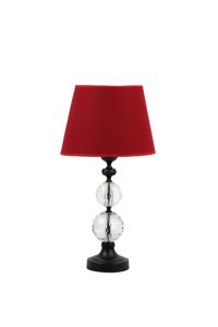 Vinner Krom Kaplama Jasmine Series AB-5807 Tekli Metal Tek Ayaklı Abajur Antrasit