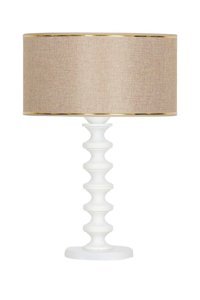 Vinner Jasmine Series AB-5806 Tekli Pvc Tek Ayaklı Abajur Turuncu