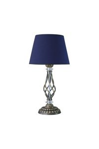 Vinner Eskitme Kaplama Jasmine Series AB-5805 Tekli Metal Tek Ayaklı Abajur Beyaz