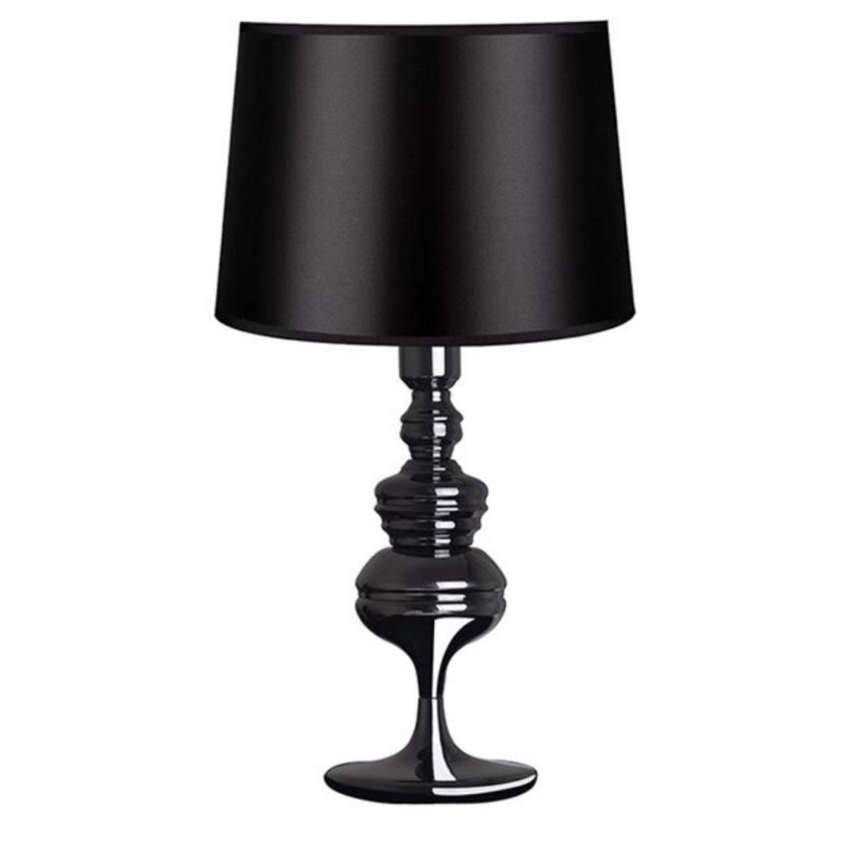 Vinner Lotus Tekli PVC Tek Ayaklı Abajur Beyaz - Sarı