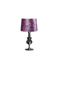 Vinner Lotus Tekli PVC Tek Ayaklı Abajur Vizon