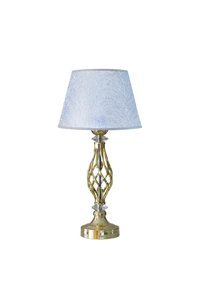 Vinner Gold Kaplama Jasmine Series Tekli Metal Tek Ayaklı Abajur Siyah