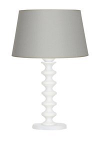 Vinner Jasmine Series AB-5806 Tekli Pvc Tek Ayaklı Abajur Sütlü Kahverengi
