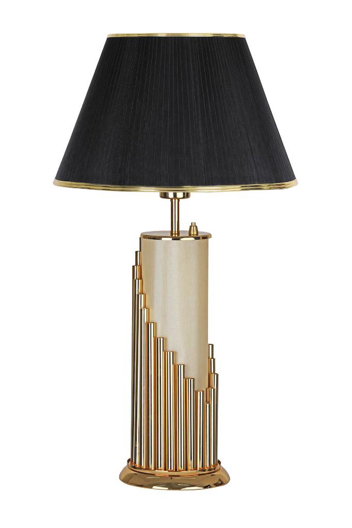 Vinner Eco ABJ001 2'li Metal Tek Ayaklı Abajur Beyaz