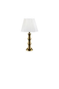 Vinner Jasmine Series AB-5806 Tekli Pvc Tek Ayaklı Abajur Sarı Kırçıl
