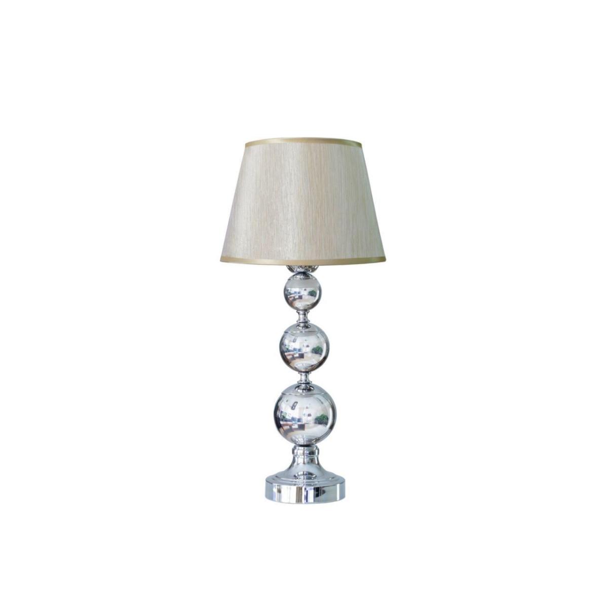 Vinner Solid Tekli Pvc Tek Ayaklı Abajur Beyaz