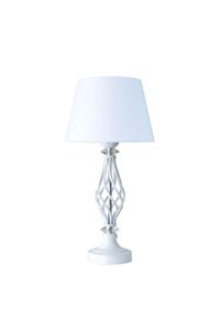 Vinner Epifanio Helezon, Tekli Pvc Tek Ayaklı Abajur Bej