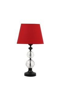 Vinner Krom Kaplama Jasmine Series AB-5807 Tekli Metal Tek Ayaklı Abajur Kahverengi