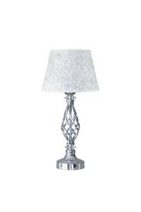 Vinner Silver Kaplama Üçlü Küre Tekli Uvpl Tek Ayaklı Abajur Cherry