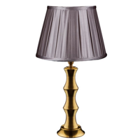 Vinner Jasmine Series AB-5806 Tekli Pvc Tek Ayaklı Abajur Gri