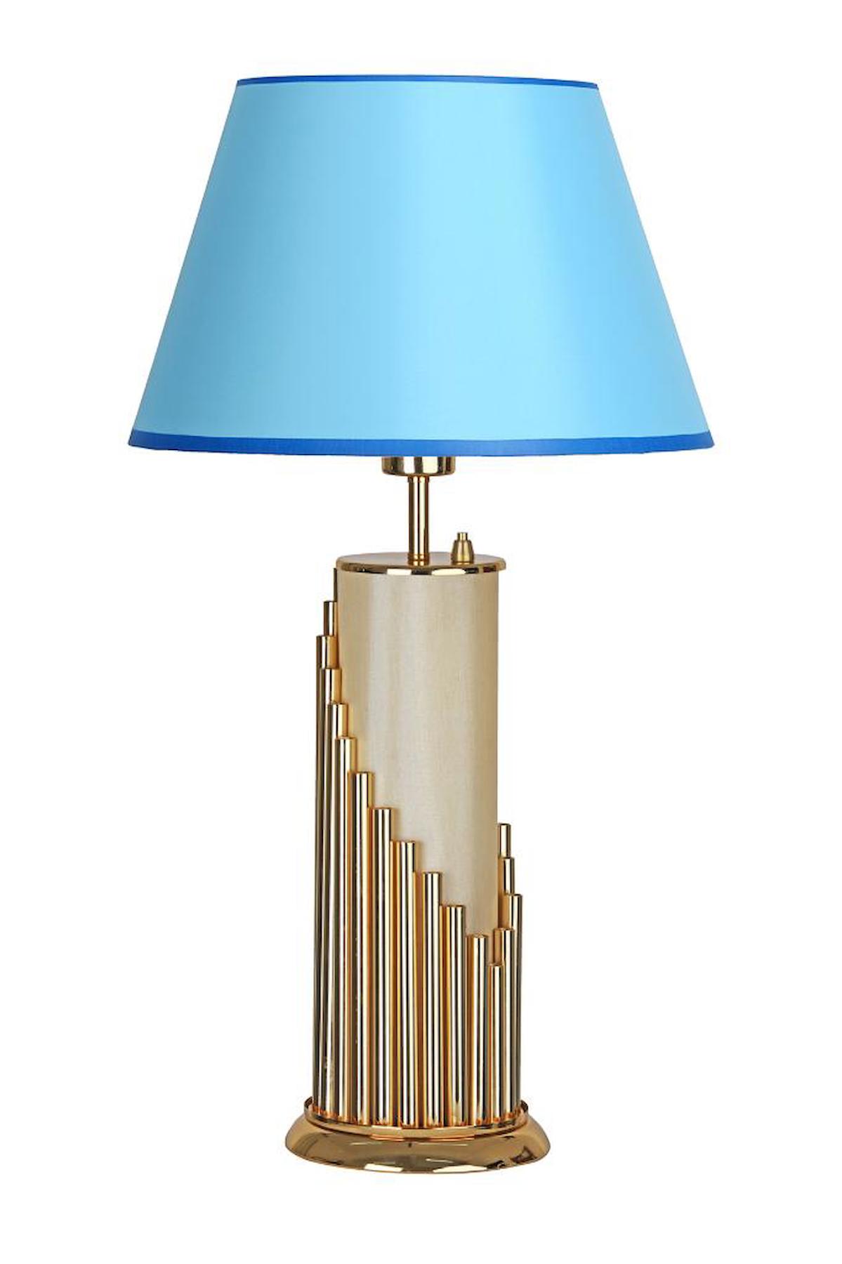 Vinner Eco ABJ002 Tekli Metal Tek Ayaklı Abajur Beyaz