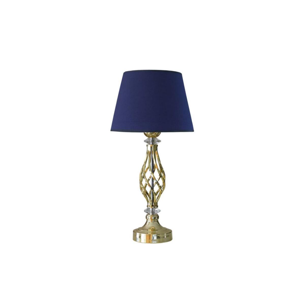 Vinner Gold Kaplama Jasmine Series Tekli Metal Tek Ayaklı Abajur Sarı