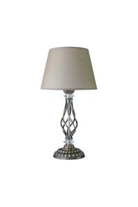 Vinner Eskitme Kaplama Jasmine Series AB-5805 Tekli Metal Tek Ayaklı Abajur Krem