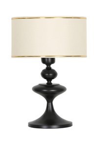 Vinner Bercy Tekli Pvc Tek Ayaklı Abajur Koyu Gri